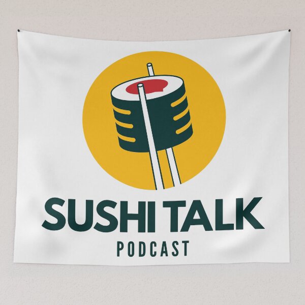 Item preview, Sushi Talk Podcast Icon designed and sold by Garalama.