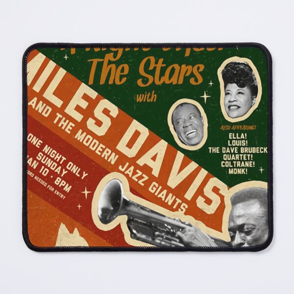 Item preview, Miles Music Venue Vintage Poster designed and sold by TheArtNoSUSPEND.