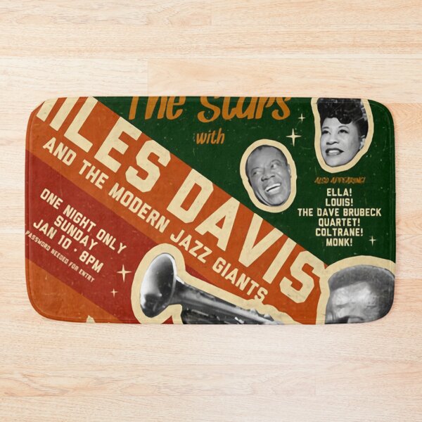 Item preview, Miles Music Venue  Vintage Poster  designed and sold by TheArtNoSUSPEND.
