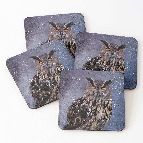 Item preview, Eurasian eagle owl designed and sold by Elvira Draat.
