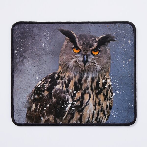 Item preview, Eurasian eagle owl designed and sold by Elvira Draat.
