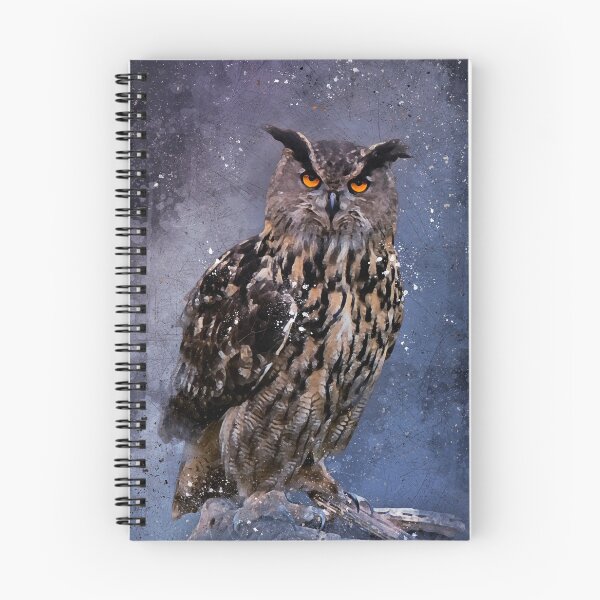 Item preview, Eurasian eagle owl designed and sold by Elvira Draat.
