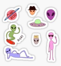 Cool aliens Sticker