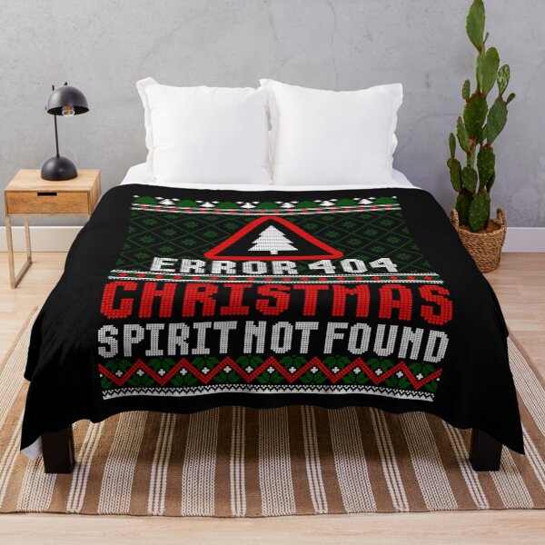 Item preview, Funny Works Christmas Funny Error 404 Not Found Xmas Gift Ugly Sweater designed and sold by LPDankdesign.