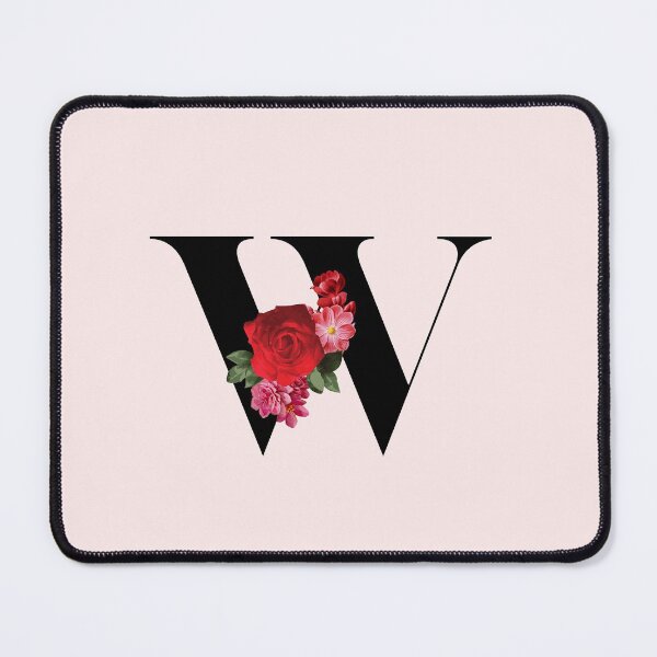 Item preview, Floral Letter W |English Alphabet Series designed and sold by BYNANA80.