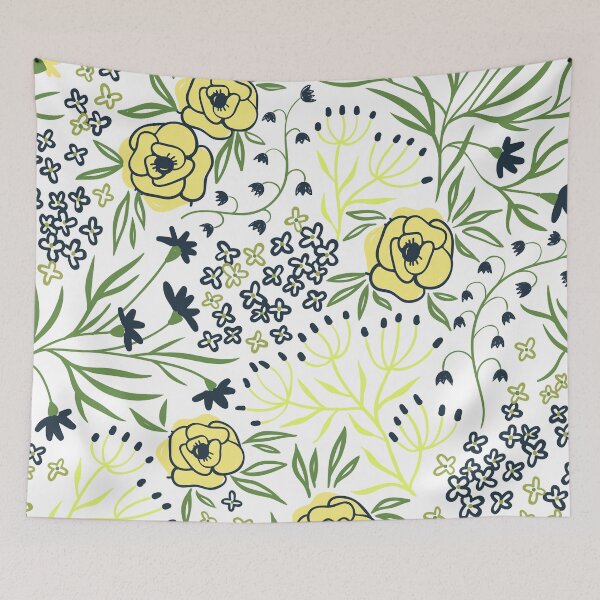 Item preview, Beautiful Simple Yellow Floral design aesthetic designed and sold by Preety Padhiyar.