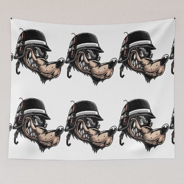 Item preview, Wolf Anthropomorphized Animal Teeth Aggression designed and sold by Painter1Joyx.