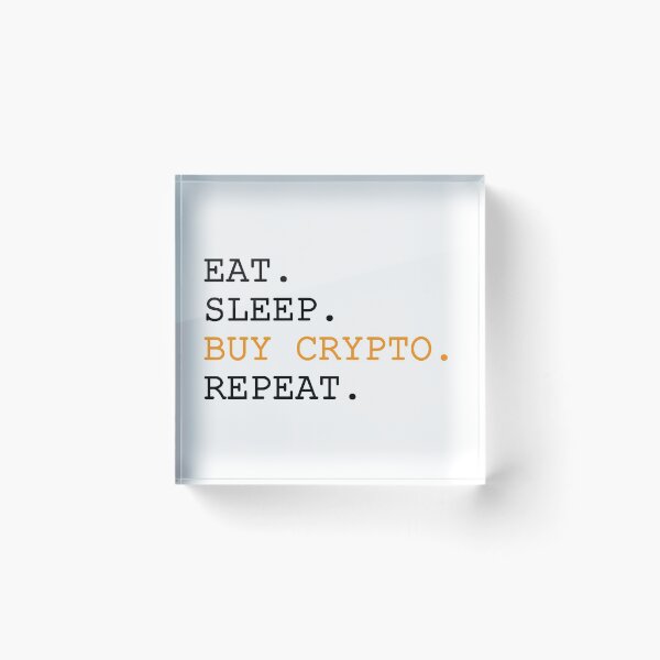 Item preview, Eat Sleep Crypto Repeat designed and sold by Anthony Joseph Latorre.