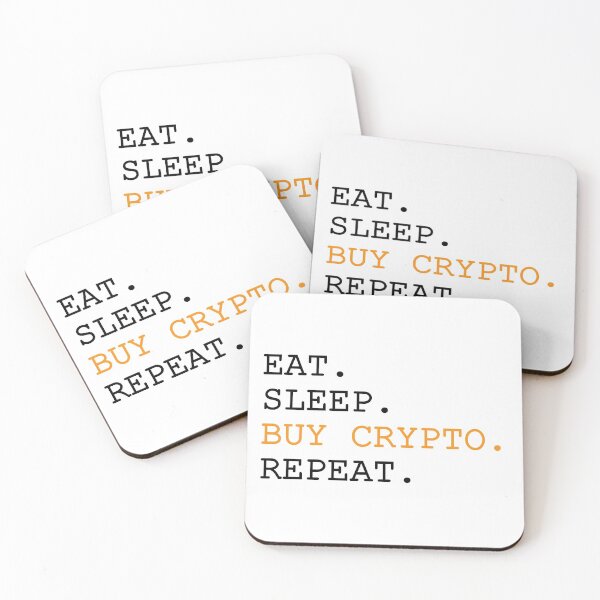 Item preview, Eat Sleep Crypto Repeat designed and sold by Anthony Joseph Latorre.
