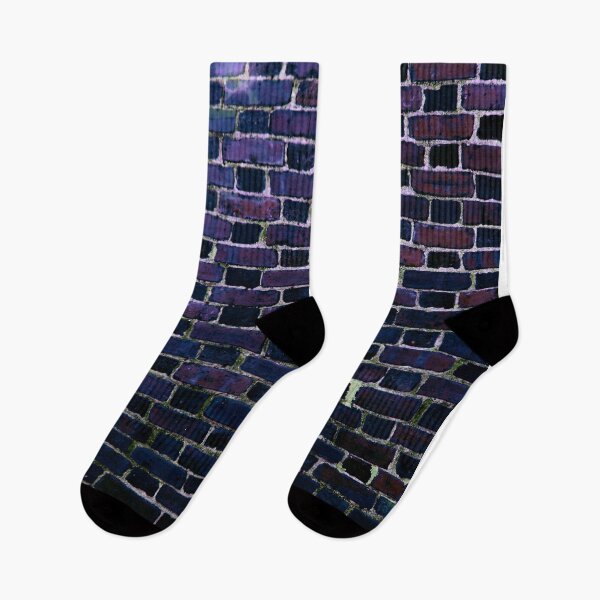 Item preview, Brick Wall Indigo Blue Purple designed and sold by 2sweetsDesign.