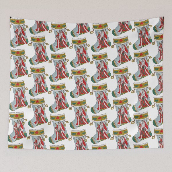 Item preview, Father Christmas Stocking Embroidery designed and sold by Cre8iveSkill.