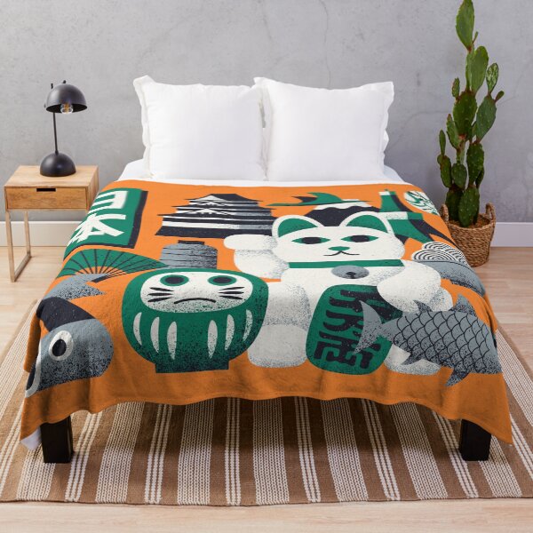 Item preview, Japan Theme Elements Retro - Orange designed and sold by VoodooCircus.
