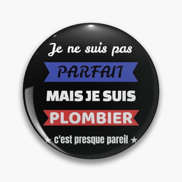 Aperçu de l'œuvre OBV - Je ne suis pas parfait mais je suis plombier créée et vendue par vb66.