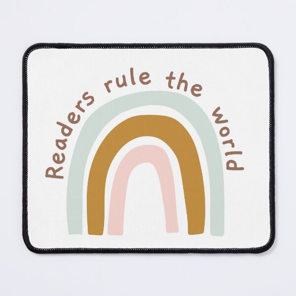 Item preview, Readers Rule The World!! designed and sold by The Bookworm Store.