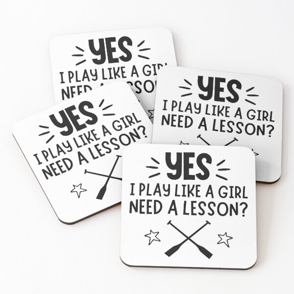 Item preview, Rowing: Yes I play like a girl, Need a lesson? designed and sold by TheGreenGoat.