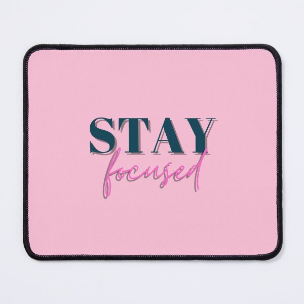 Item preview, Focus, Stay focused, Empowerment, Motivational, Inspirational, Pink designed and sold by Magic Love Art Print.