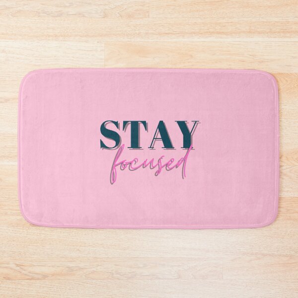 Item preview, Focus, Stay focused, Empowerment, Motivational, Inspirational, Pink designed and sold by Magic Love Art Print.
