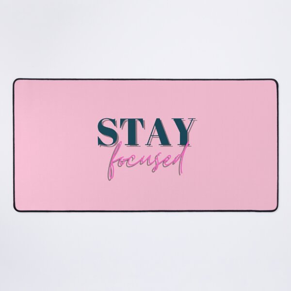 Item preview, Focus, Stay focused, Empowerment, Motivational, Inspirational, Pink designed and sold by Magic Love Art Print.