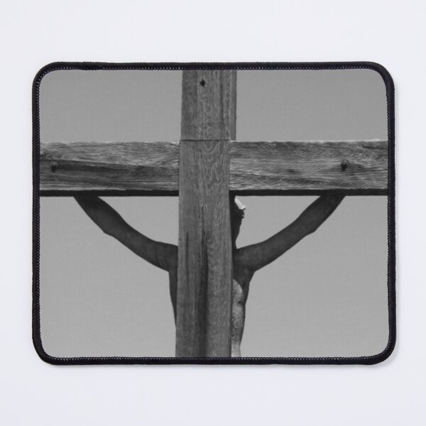 Item preview, Jesus Messiah Crucifix Cross in Black and White designed and sold by JariHawk.