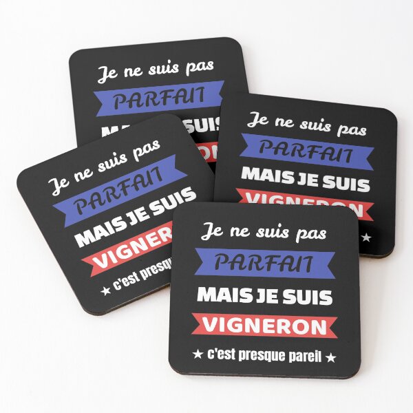 Item preview, OBV - I am not perfect but I am a winegrower designed and sold by vb66.