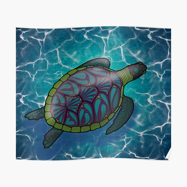 Turtle Love Poster