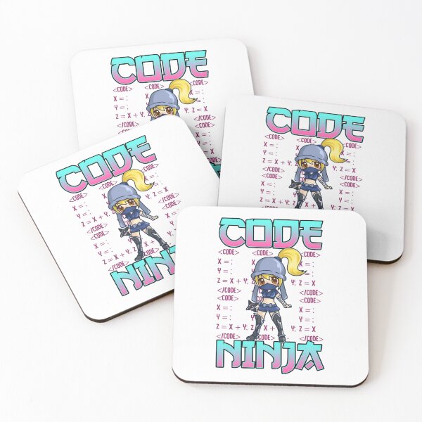 Item preview, Funny Works Code Ninja Girl Programmer Female Coder Computer Geek Fun designed and sold by CTankdesign.