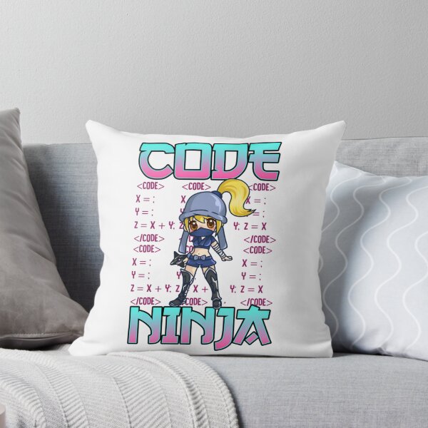 Aperçu de l'œuvre Funny Works Code Ninja Girl Programmeur Female Coder Computer Geek Fun créée et vendue par CTankdesign.