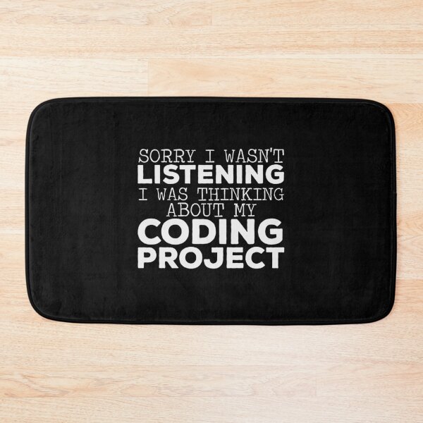 Item preview, Funny Works Code Saying Coder Coding Project Joke Programmer designed and sold by CTankdesign.