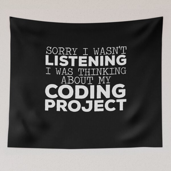 Item preview, Funny Works Code Saying Coder Coding Project Joke Programmer designed and sold by CTankdesign.