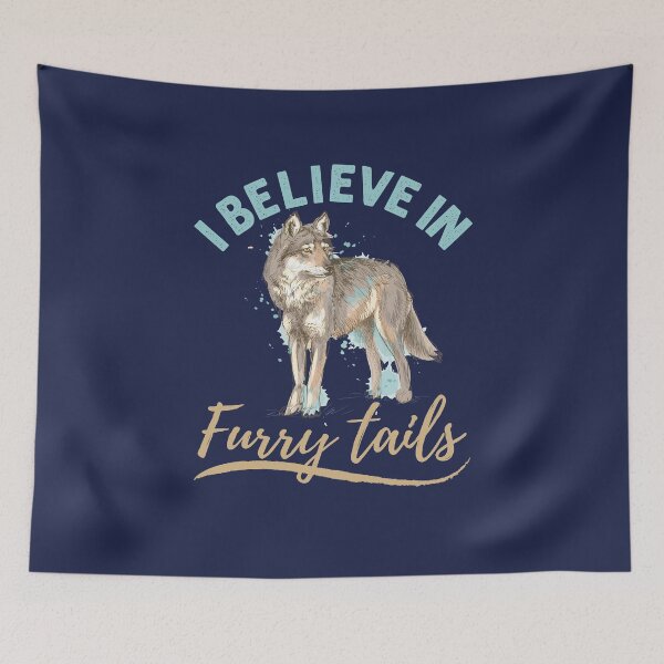 Item preview, I Believe in Furry Tails Wolf Tail designed and sold by jaygo.