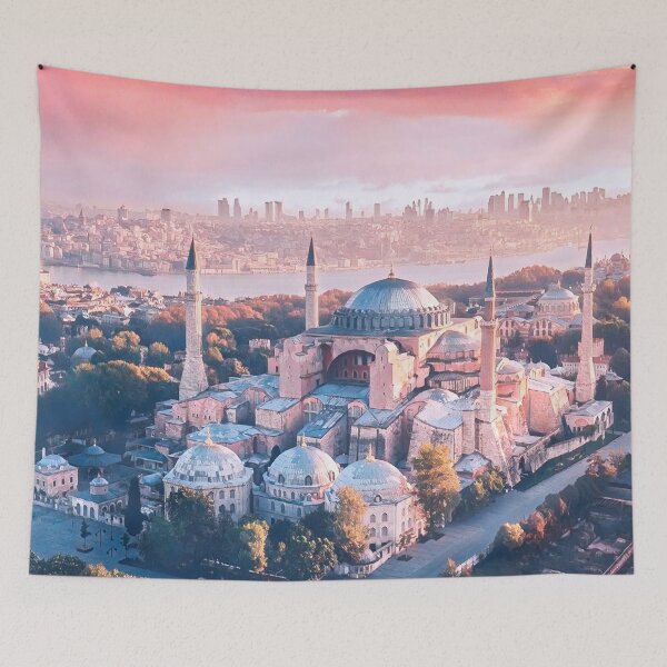 Item preview, Istanbul Cityscape Turkey designed and sold by Sofia-Draws.