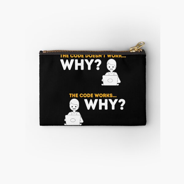 Item preview, Funny Works Code Works Why - Funny Computer Science Programmer _ Coding designed and sold by CTankdesign.