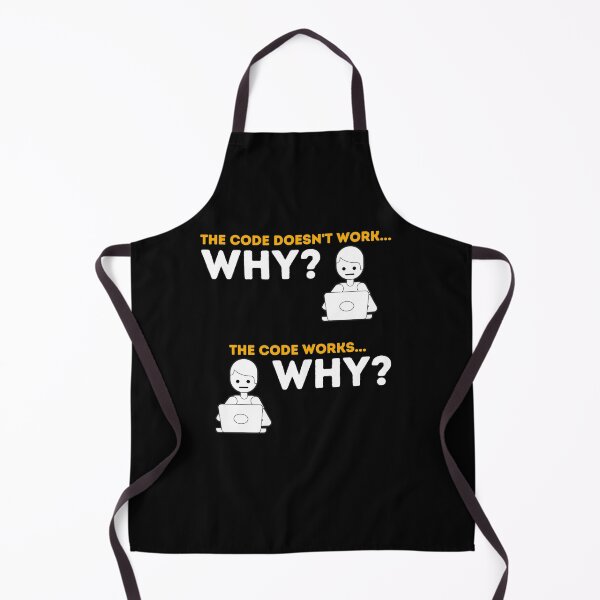 Item preview, Funny Works Code Works Why - Funny Computer Science Programmer _ Coding designed and sold by CTankdesign.