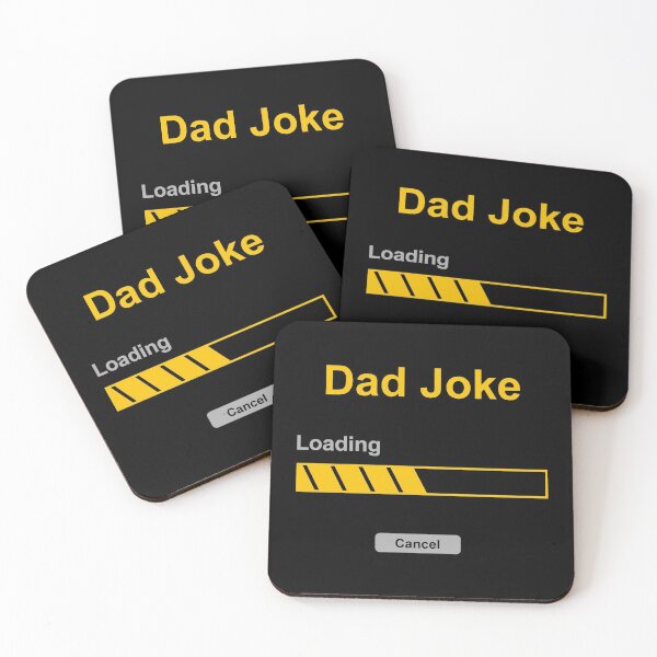 Item preview, Dad Joke loading (cancel button) funny and sad designed and sold by SolidEarthArt.