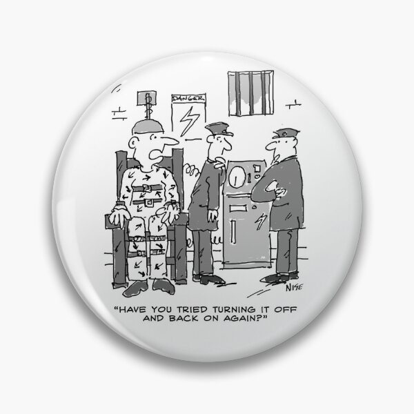 Item preview, Electric Chair Cartoon designed and sold by NigelSutherland.