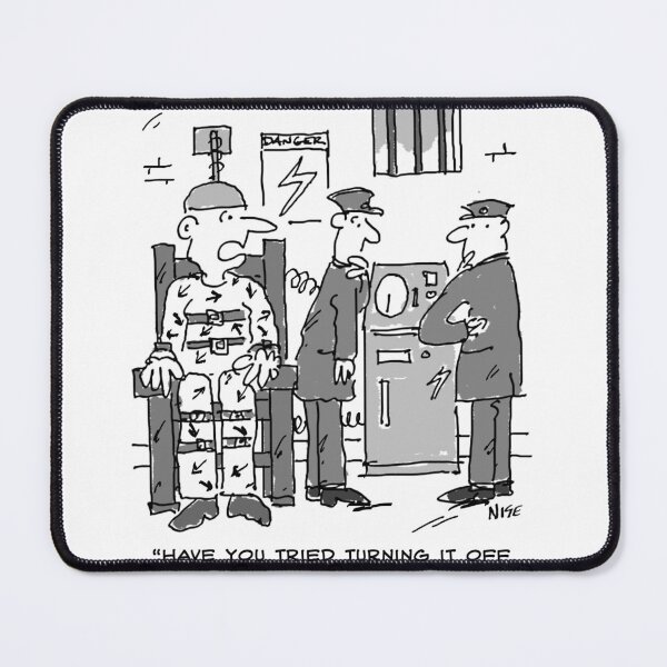 Item preview, Electric Chair Cartoon designed and sold by NigelSutherland.