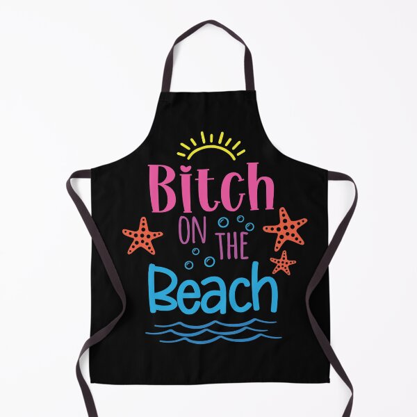 Item preview, bitch on the beach, beauty on the beach design, party on he beach, funny design designed and sold by NineJuly.