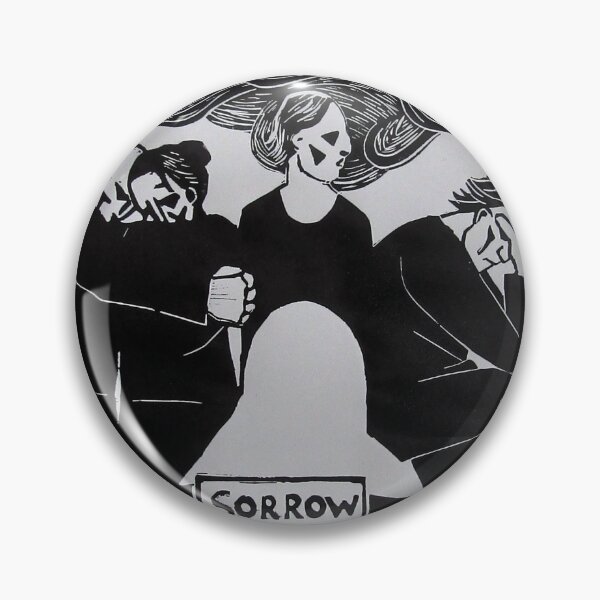 Item preview, Sorrow. Linoprint. Block ink on 30 x 43cm paper designed and sold by crowleyronan123.