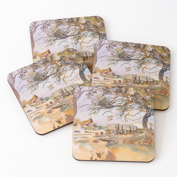 Item preview, Military Camp (1918) by John Singer Sargent designed and sold by Designedbysm.