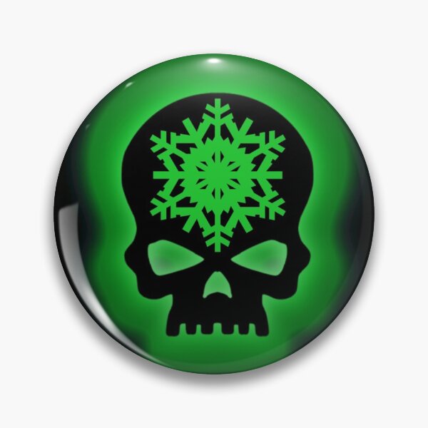 Item preview, Goth Snowflake Skull designed and sold by amanda150771.