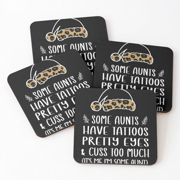 Item preview, Christmas Some Aunts Have Tattoos - Leopard Christmas Aunties Hat - Funny Aunts Tattoos Gift Lover designed and sold by Run to Creations.