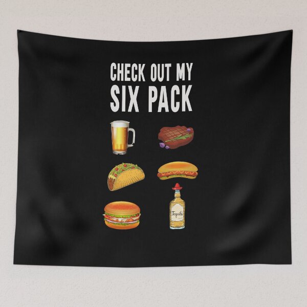 Item preview, Six pack, anti sport, funny sayings, barbecue designed and sold by ThommyBLN.
