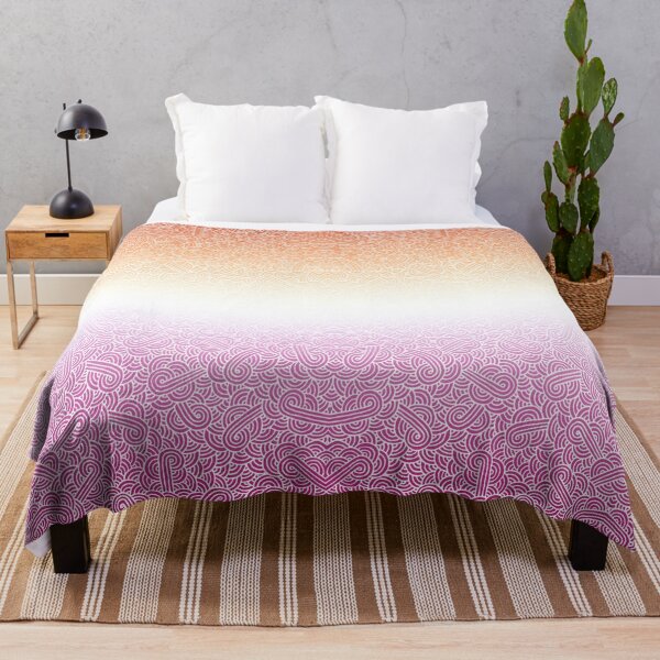 Item preview, Ombré lesbian colours and white swirls doodles designed and sold by savousepate.