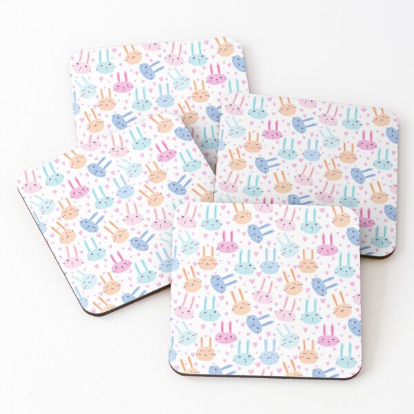 Item preview, Adorable jungle animals, cute bunnies with scattered strawberries Perfect gift for kids and animal lovers. designed and sold by FLOWER--ART.