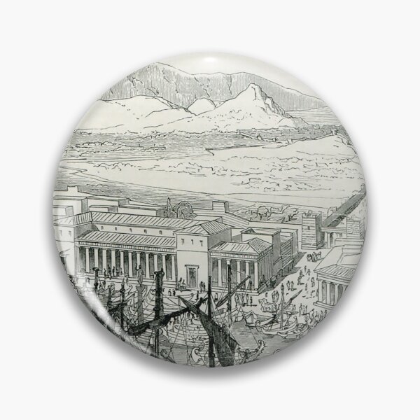 Item preview, Piraeus and the Long Wall of Ancient Greece designed and sold by ClassicalGreece.