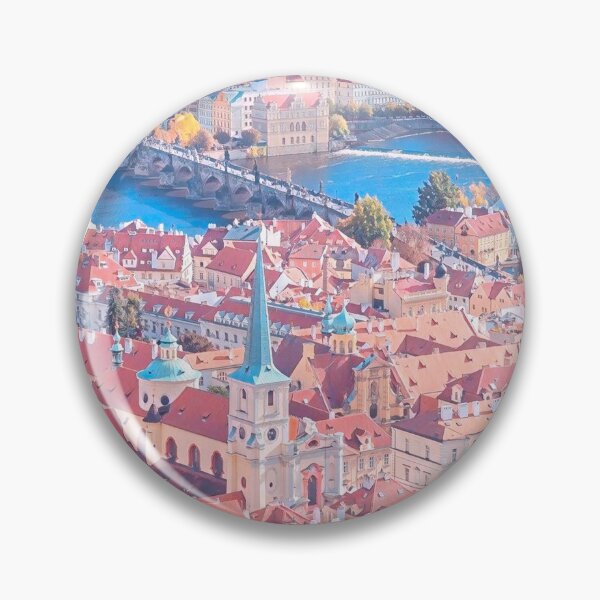 Item preview, Prague Skyline Czech Republic designed and sold by Sofia-Draws.