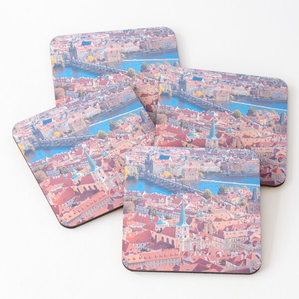 Item preview, Prague Skyline Czech Republic designed and sold by Sofia-Draws.