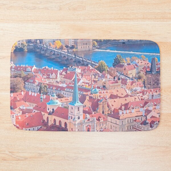 Item preview, Prague Skyline Czech Republic designed and sold by Sofia-Draws.