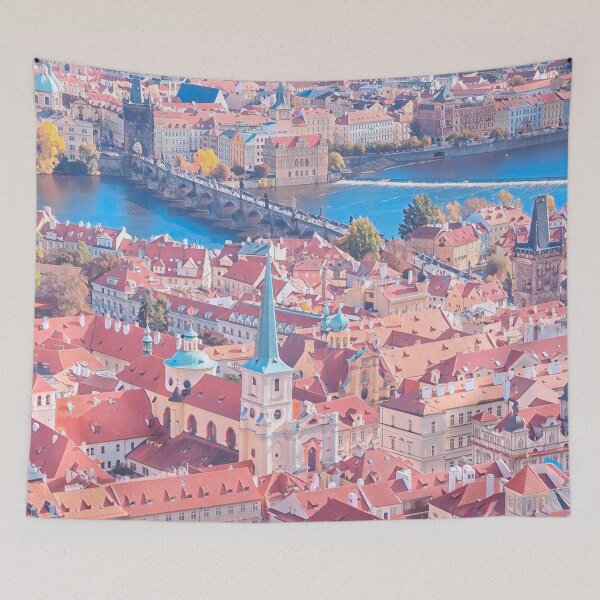 Item preview, Prague Skyline Czech Republic designed and sold by Sofia-Draws.