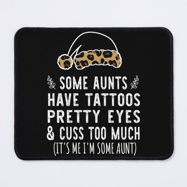 Item preview, Christmas Some Aunts Have Tattoos - Leopard Christmas Aunties Hat - Funny Aunts Tattoos Gift Lover designed and sold by Run to Creations.